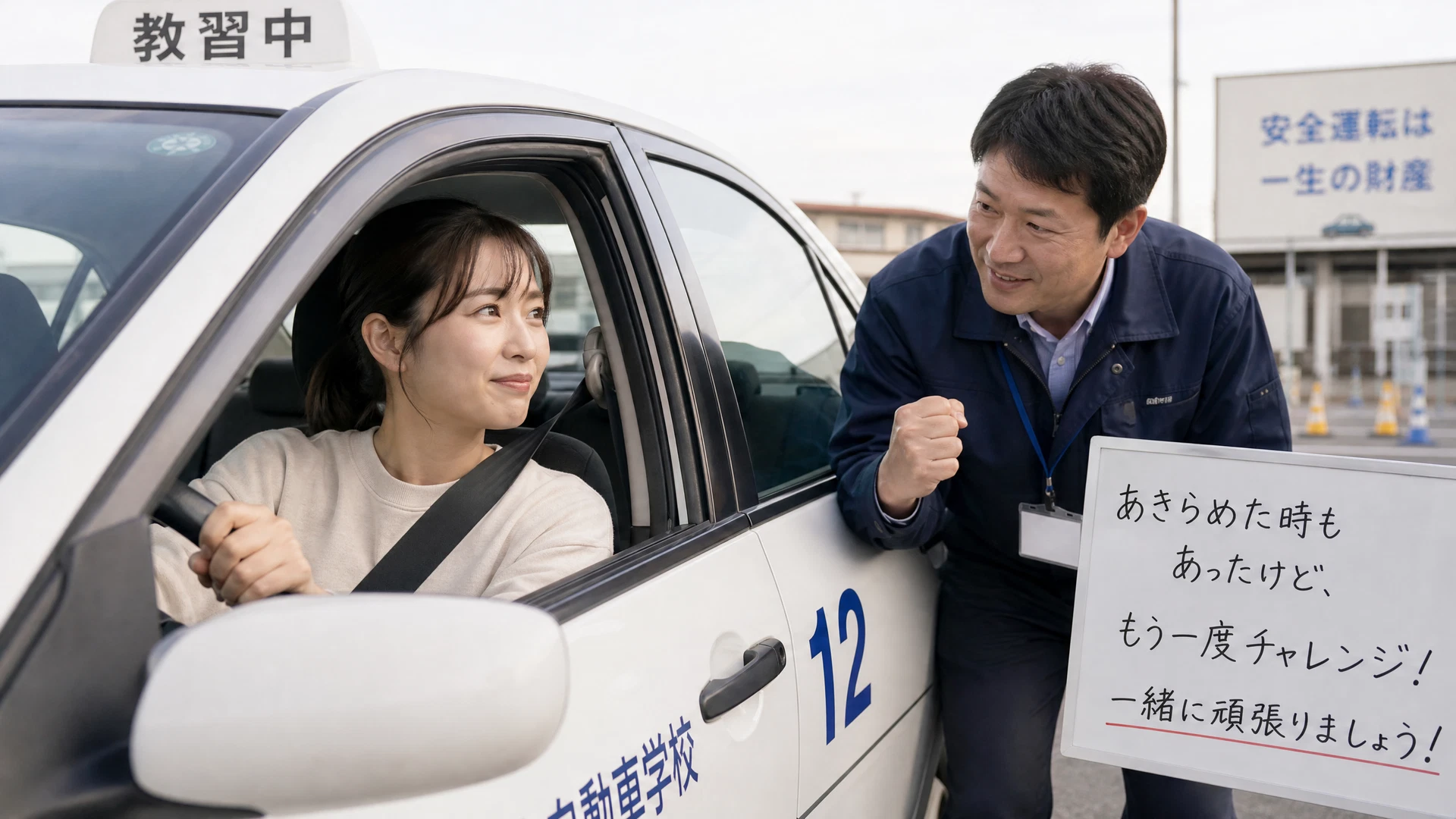 一度は講習を中断。3か月後に「やっぱり運転したい」と再挑戦