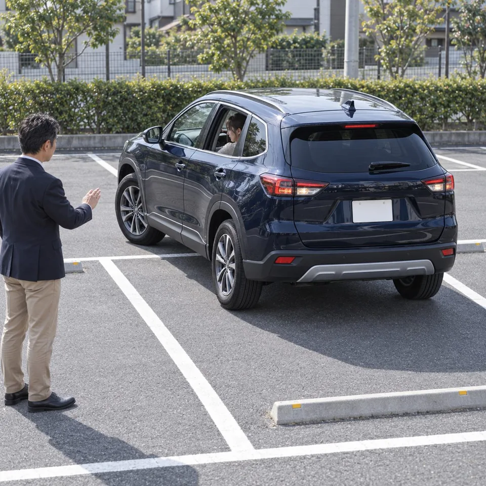 苦手だった車庫入れ