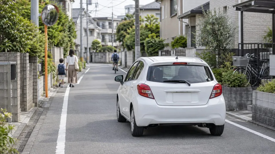 自宅周辺の生活道路で行うペーパードライバー講習