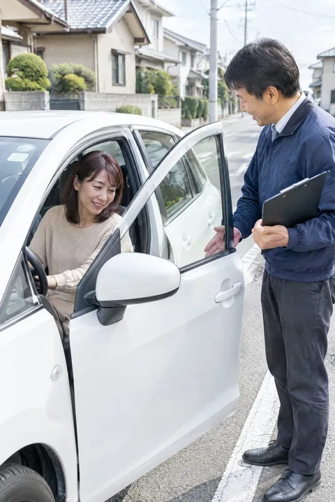 受講者のマイカーで行う出張ペーパードライバー講習