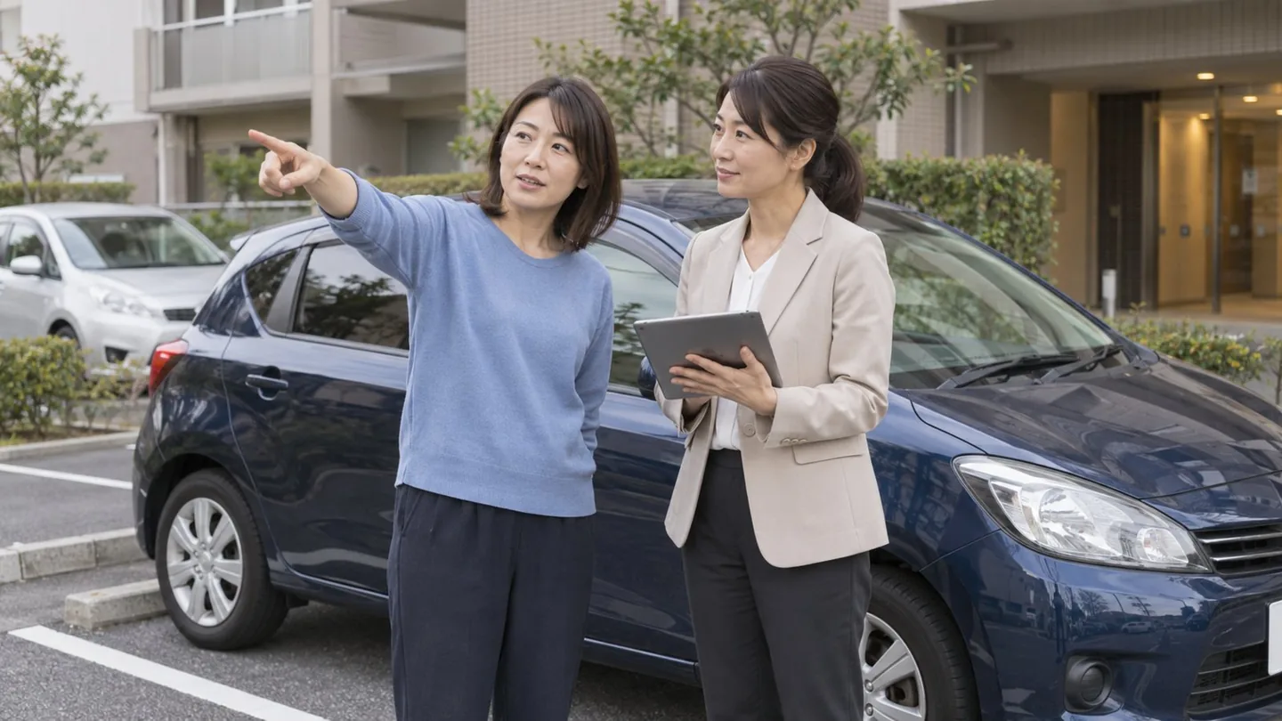 受講者のマイカーで行う出張ペーパードライバー講習