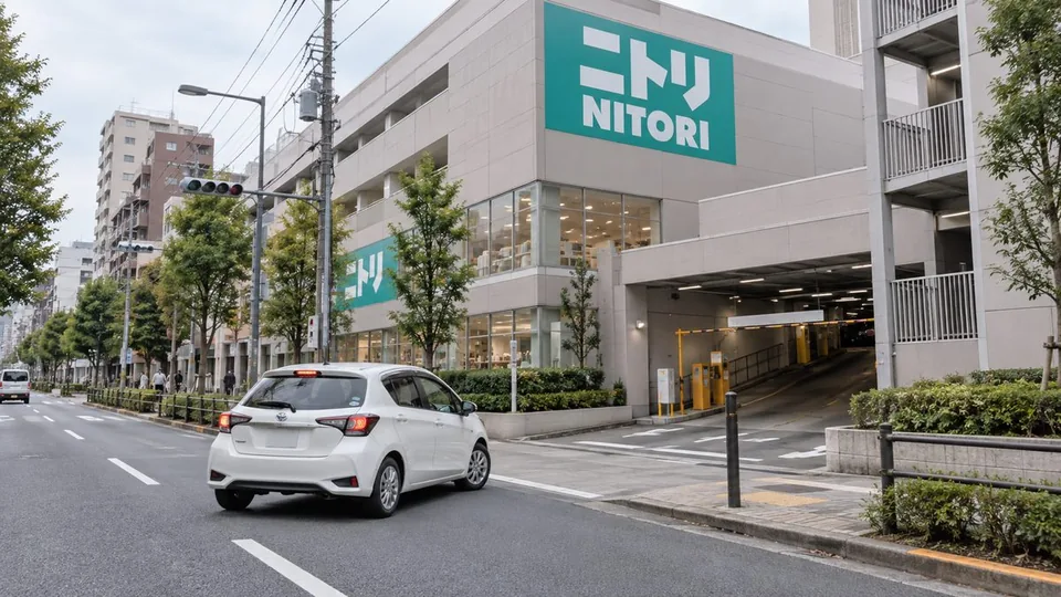 ニトリ赤羽への買い物ルートと駐車を練習する講習