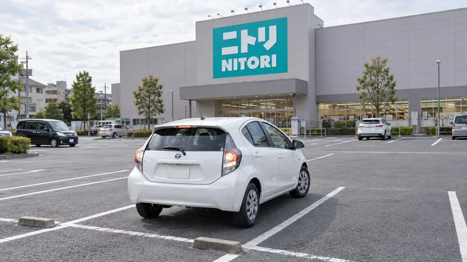 ニトリ成増への買い物ルートと駐車を練習する講習