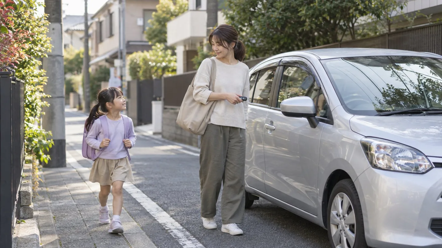 8年ぶりの運転。子どもの送迎が、私の日常になった