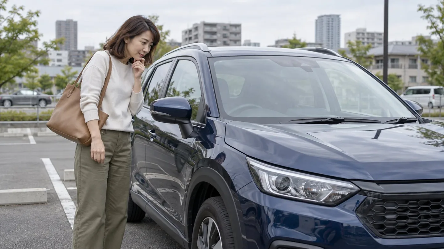 大きさよりも、見やすさで選んだ初めてのSUV