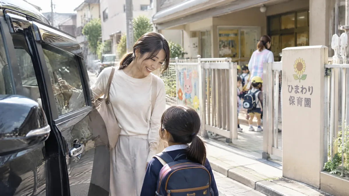 子どもの送迎がもっとラクになる。忙しい毎日を支える、やさしい運転の工夫。