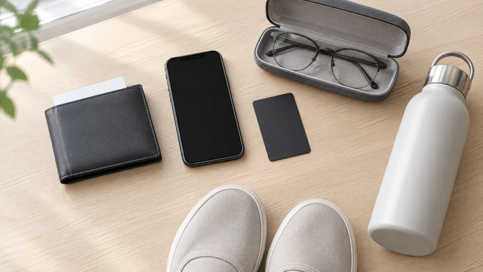 スマートフォンや眼鏡など講習前に準備する持ち物の生成イメージ