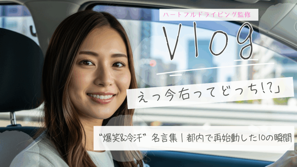 【ペーパードライバー講習・新宿・都内運転】運転苦手女子の“名言・迷言”10選｜ハートフルドライビング監修