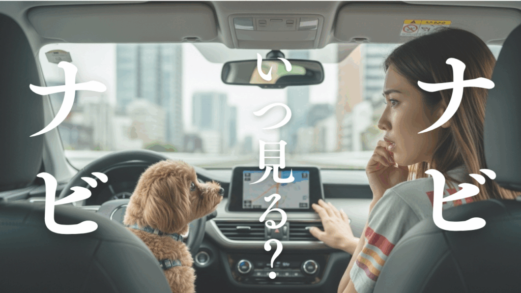 【ペーパードライバー】ナビが見れない不安に寄り添う“見るタイミング”の習慣とは？──インストラクター監修・再開のコツを解説