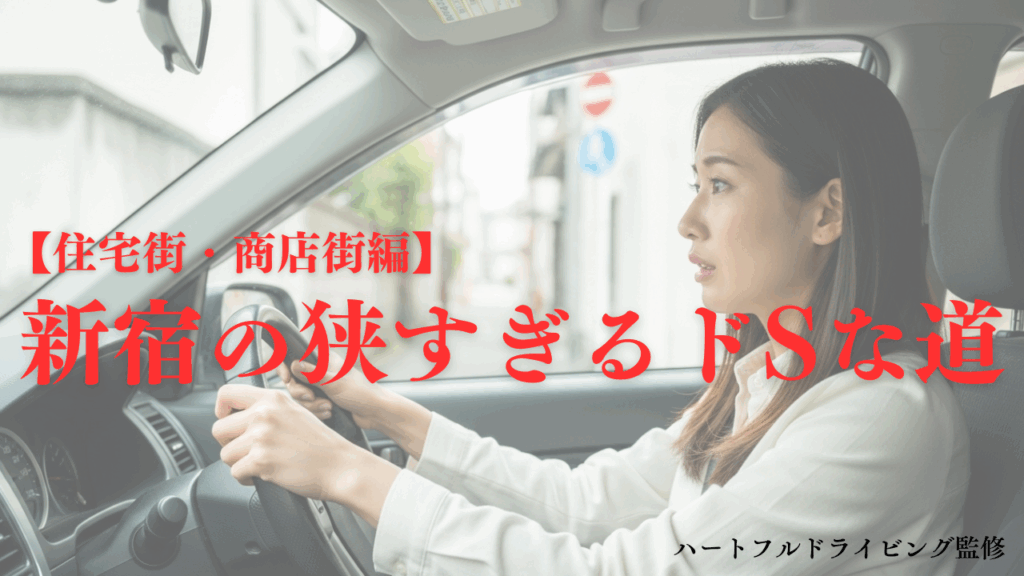 【新宿でペーパードライバー講習】一方通行と狭い道の多さに驚愕…住宅街エリアを走る前に知っておきたい運転対策とは？