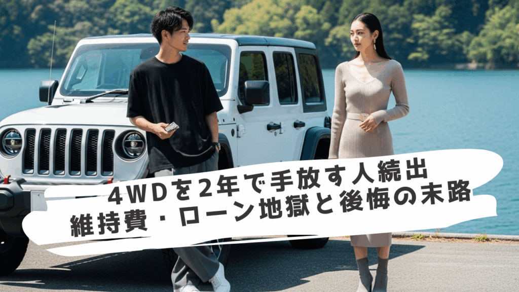 4WDを2年で手放す人続出｜維持費・ローン地獄と後悔の末路