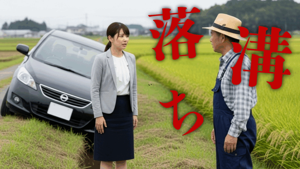 【完全ガイド】車が溝に落ちたらどうする？自力脱出・レッカー・保険対応まで