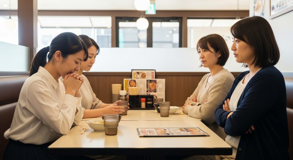 ママ友 車 嫉妬 冷静な対処法 ファミレスで感情を抑えて話すママ友たち|車をきっかけに生じる嫉妬や比較心理と冷静な対処法