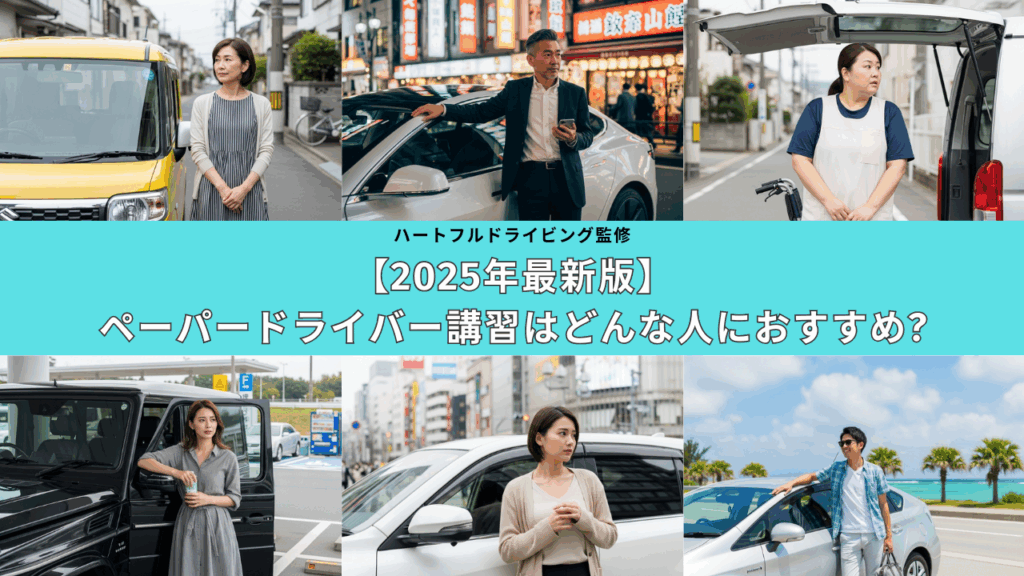 【2025年最新版】ペーパードライバー講習はどんな人におすすめ？｜新宿発・東京23区出張対応