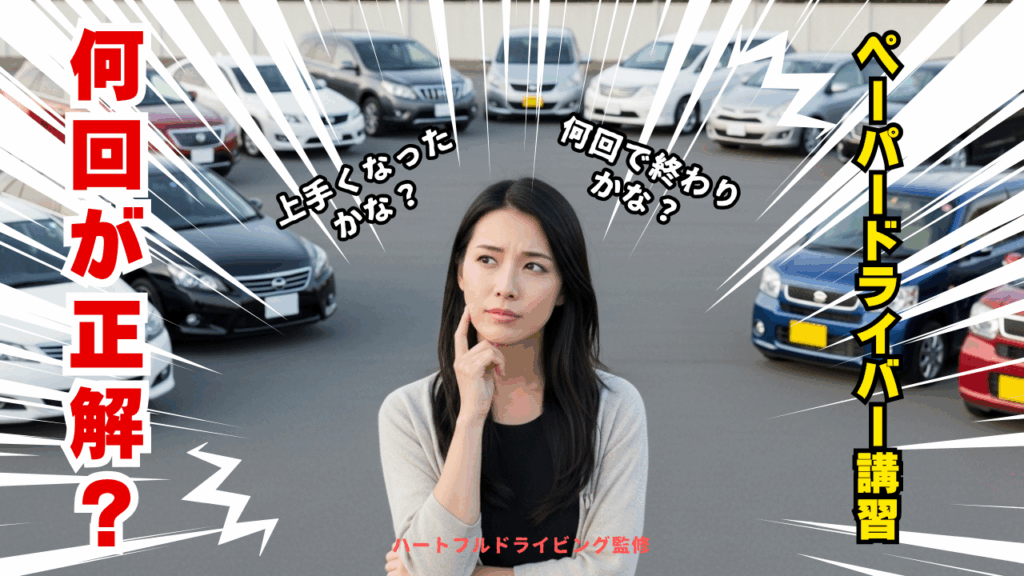 「みんな何回受けてるの？」ペーパードライバー講習のリアルな回数を徹底解説｜ハートフルドライビング監修