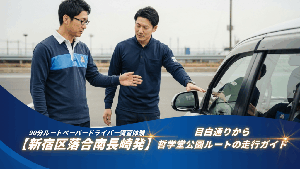 【新宿区落合南長崎発】90分ペーパドライバー講習体験談｜目白通りから哲学堂公園ルートの走行ガイド