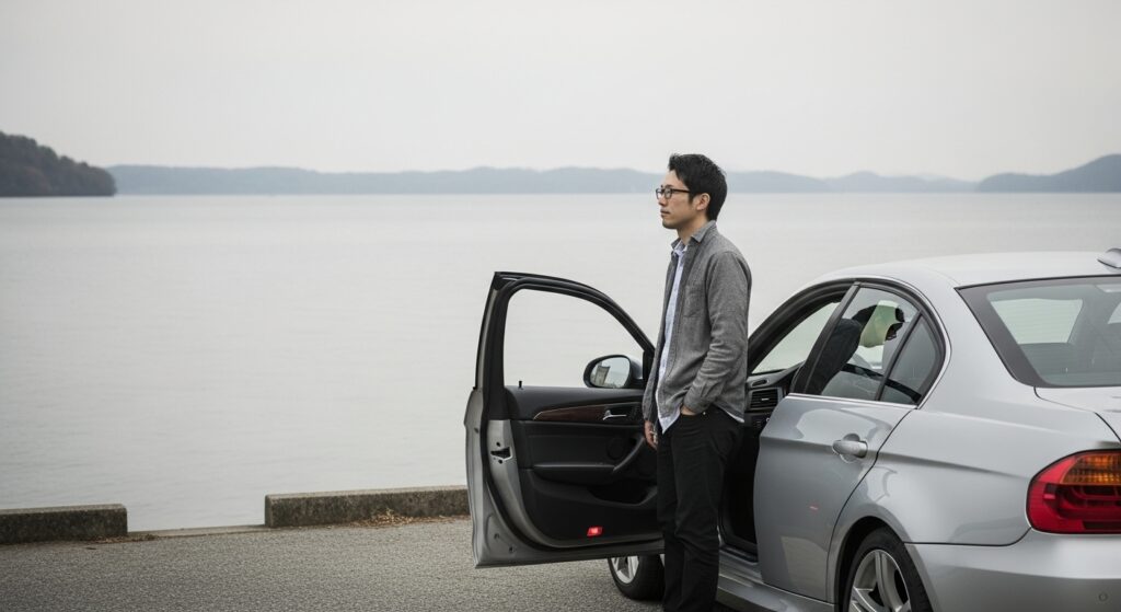 「SAPエンジニアが運転再開を決意した瞬間」 「東京都内に住む30代独身のSAPエンジニア男性。リモートワーク中心の生活から休日に時間を持て余し、ペーパードライバー講習を受けて運転再開を決意した姿」