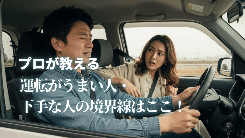 「運転がうまい人・下手な人の境界線はここ！思い込みを防ぎ、一気に境界線を突破する方法」