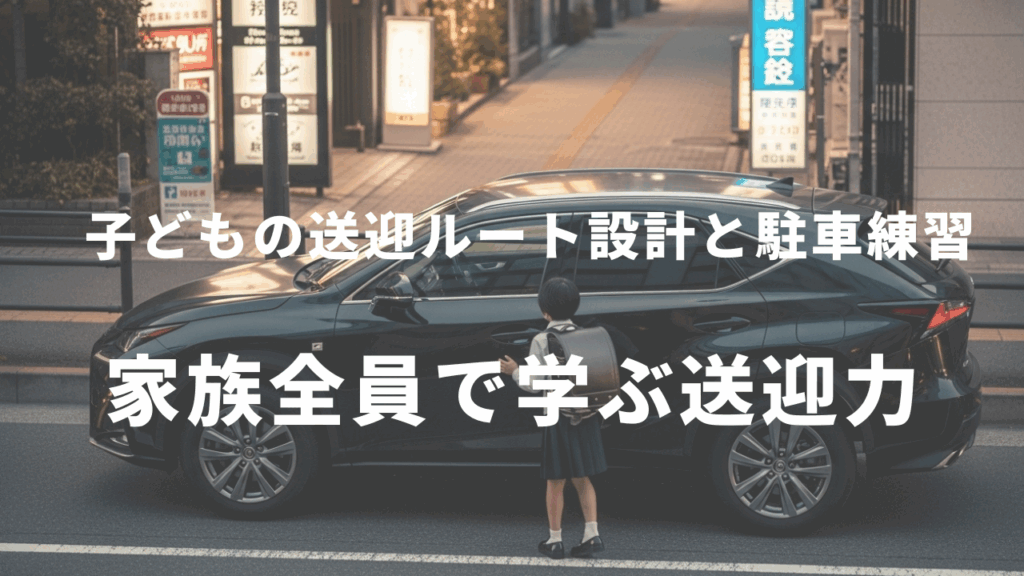 子どもの送迎ルート設計と駐車練習｜家族全員で学ぶ送迎力