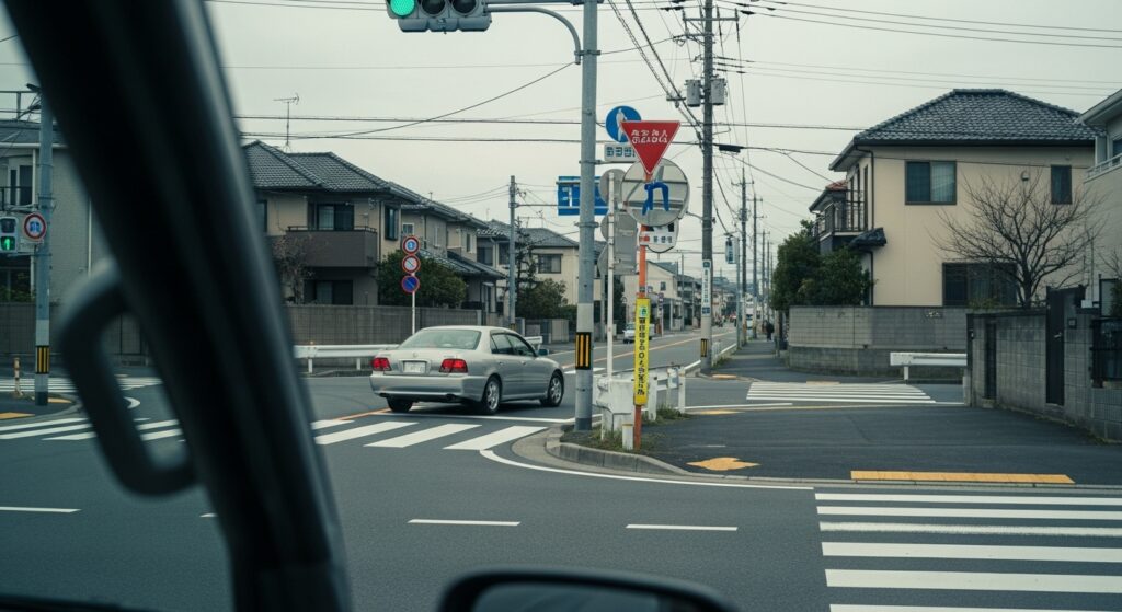 交差点で標識が見えない場合の法定速度判断｜一般道60km・高速道路100kmが基準