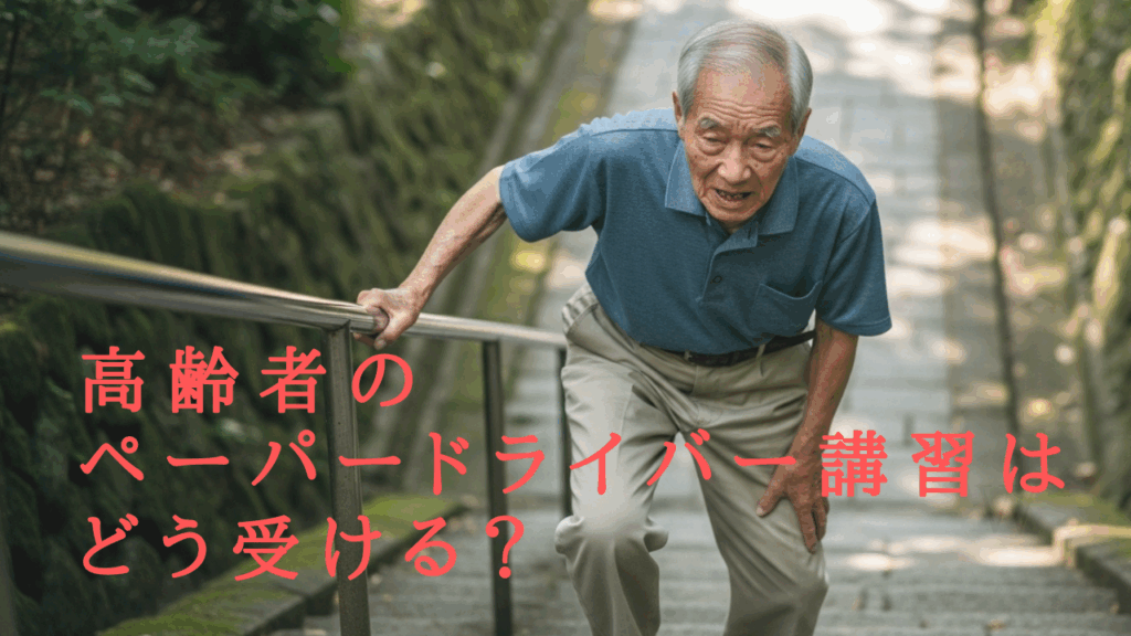 高齢者のペーパードライバー講習はどう受ける？70歳体験談と安全に再出発する方法