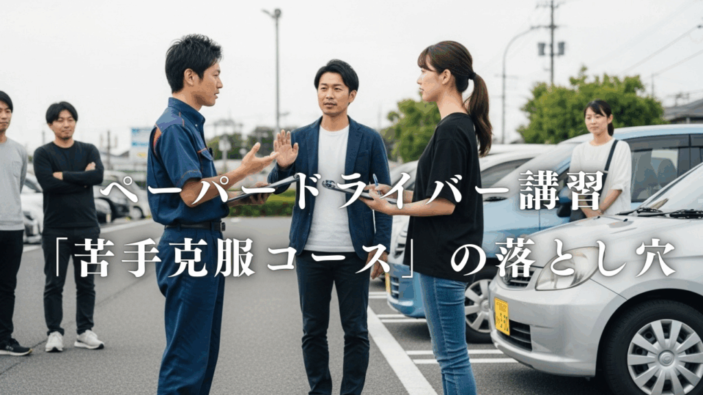 「ペーパードライバー講習“苦手克服コース”の落とし穴｜失敗しない選び方と注意点」