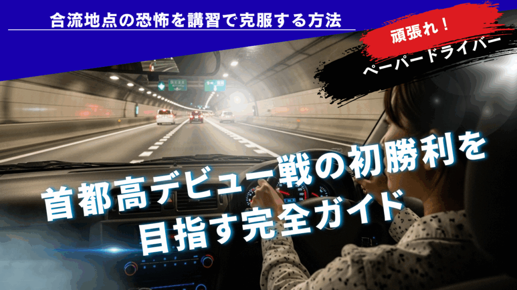 「首都高デビュー戦の初勝利を目指す完全ガイド｜合流地点の恐怖を講習で克服する方法」
