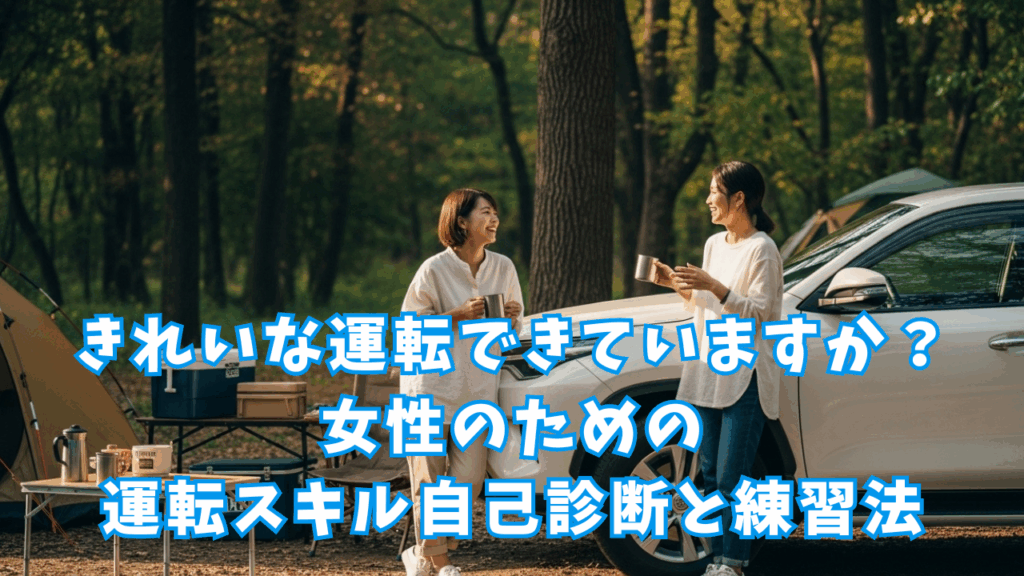 きれいな運転できていますか？女性のための運転スキル自己診断と練習法