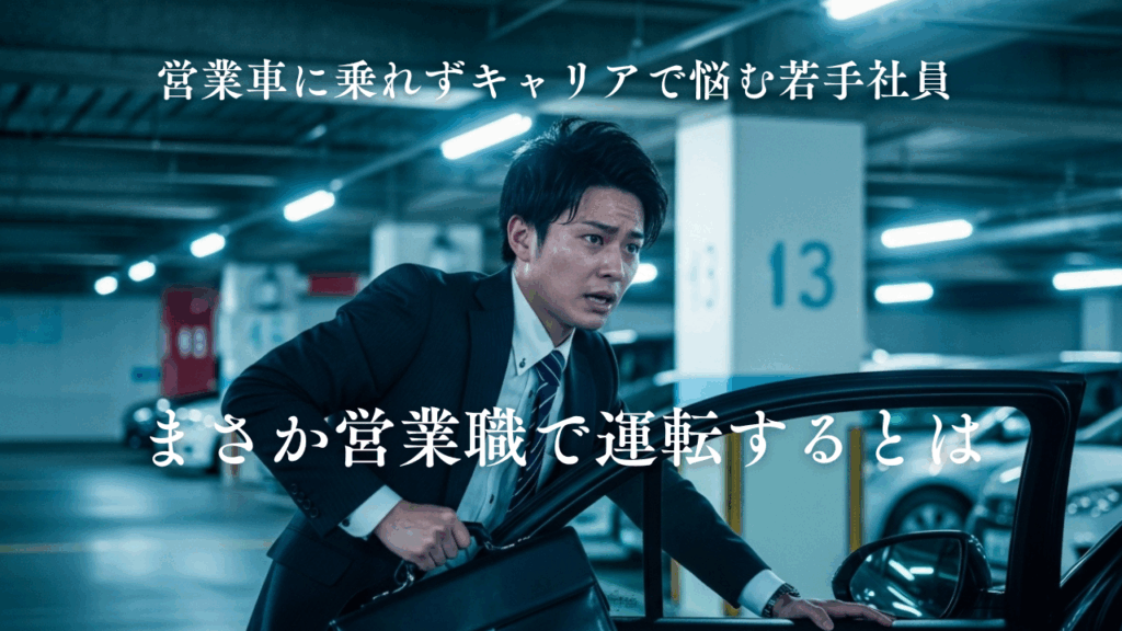 転職組が増加中──営業車に乗れずキャリアで悩む若手社員 「まさか営業職で運転するとは」から始まる“再スタート”の物語