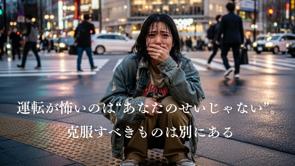 運転が怖いのは“あなたのせいじゃない”。克服すべきものは別にある